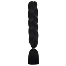Synthetic Colored Hair for Braids INFINITY Black 60cm